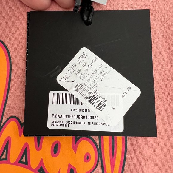 Palm Angels Logo Inside Out T-Shirt - Picture 5 of 8